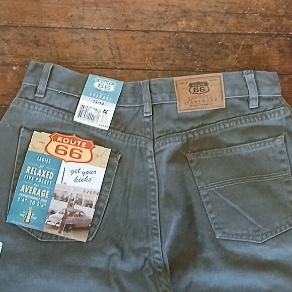 Route 66 Average 13/14 Relaxed 5 POCKET Womens Jeans - Picture 3 of 5